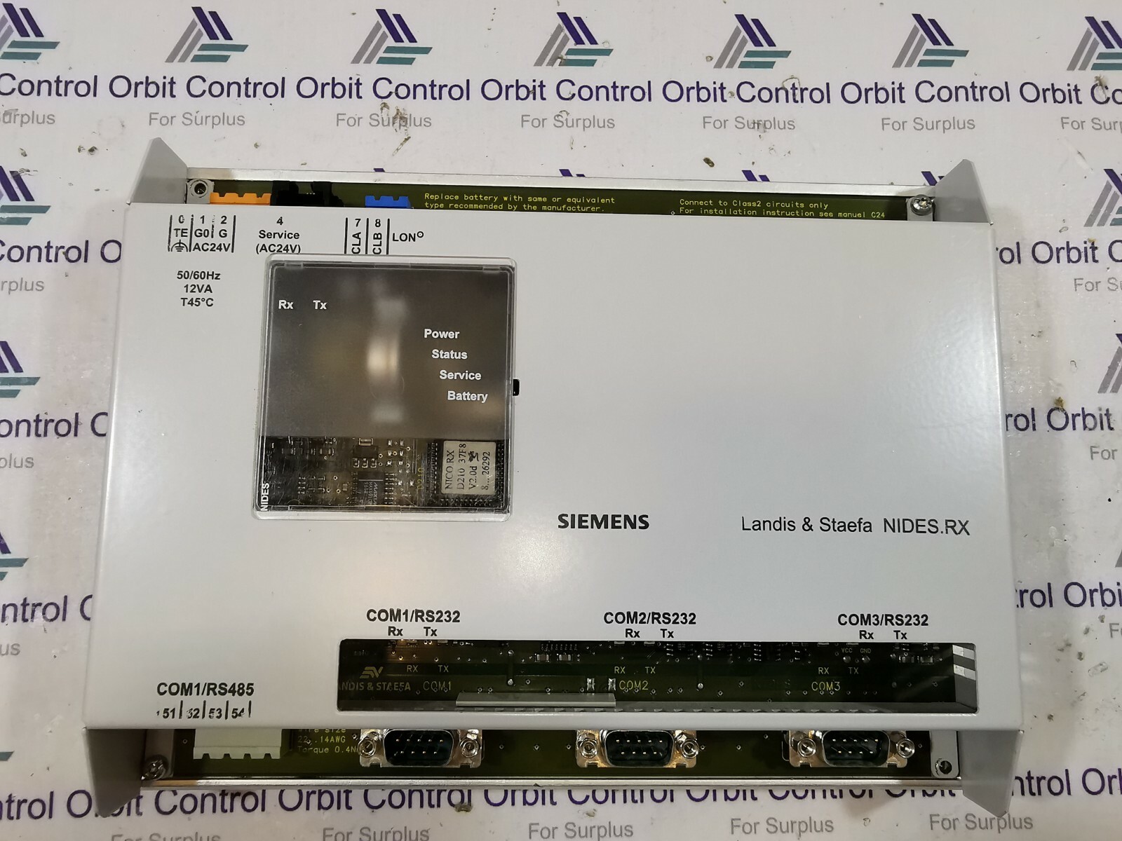 Siemens Landis & Staefa NIDES.RX-CO Data Controller- WITH OLD/DAMAGED BOX