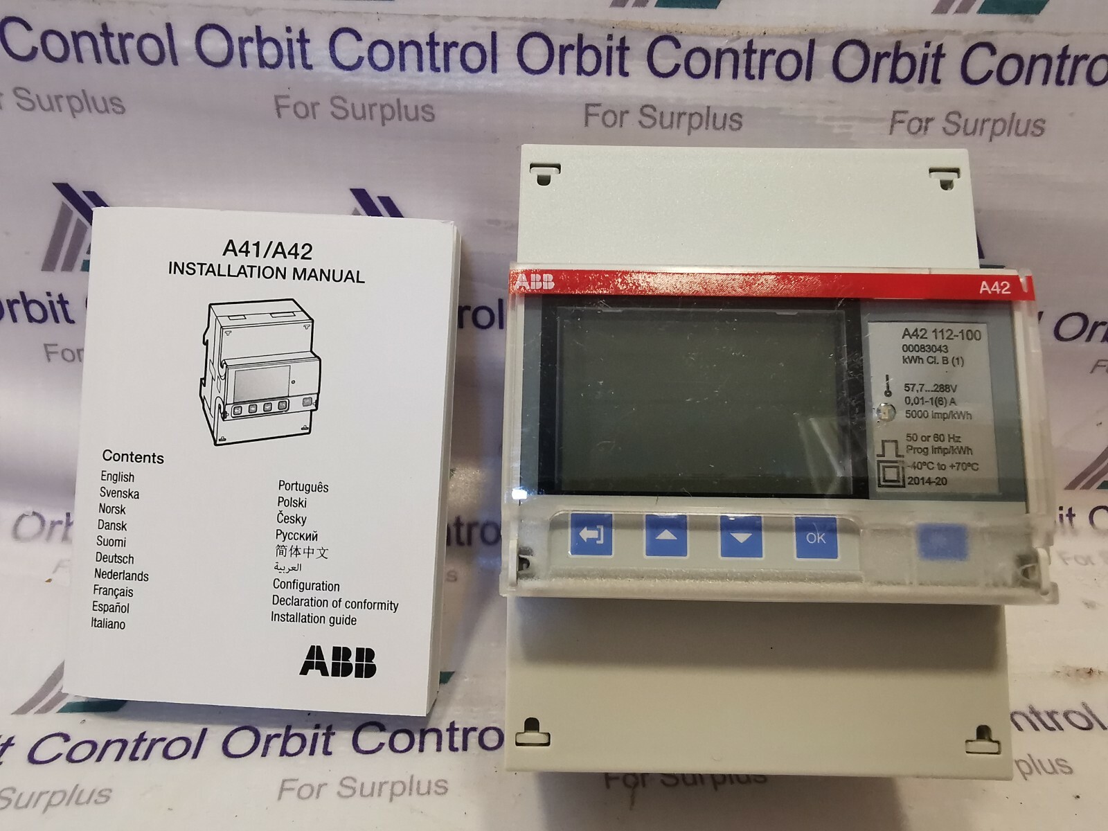 ABB 2CMA170510R1000 ABB A42 112-100 ELECTRICITY POWER METER 2CMA170510R1000 4