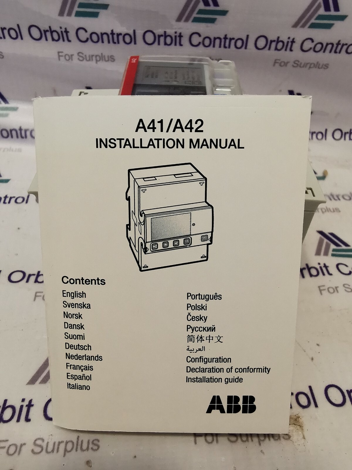 ABB 2CMA170510R1000 ABB A42 112-100 ELECTRICITY POWER METER 2CMA170510R1000 8