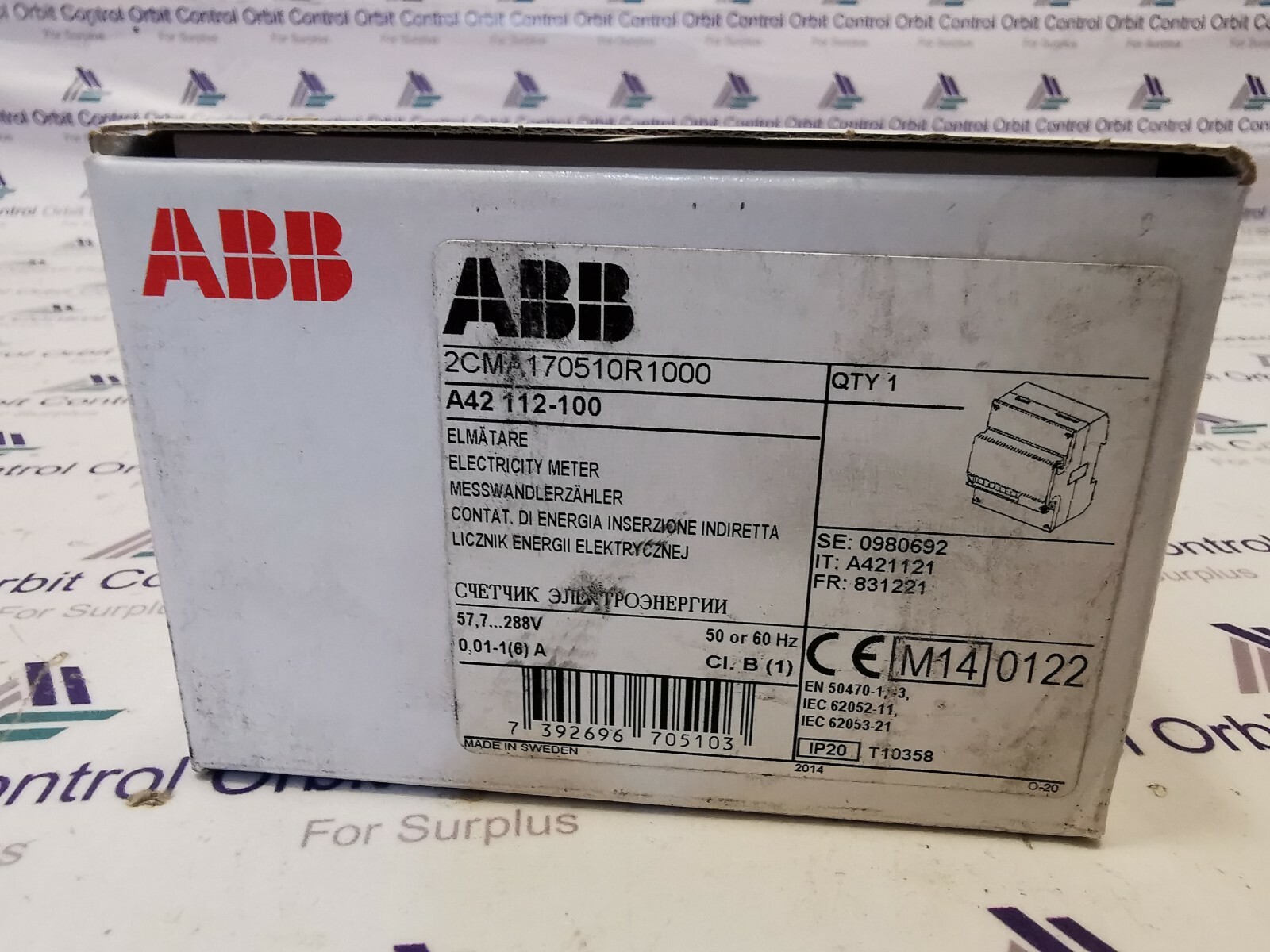 ABB 2CMA170510R1000 ABB A42 112-100 ELECTRICITY POWER METER 2CMA170510R1000 9
