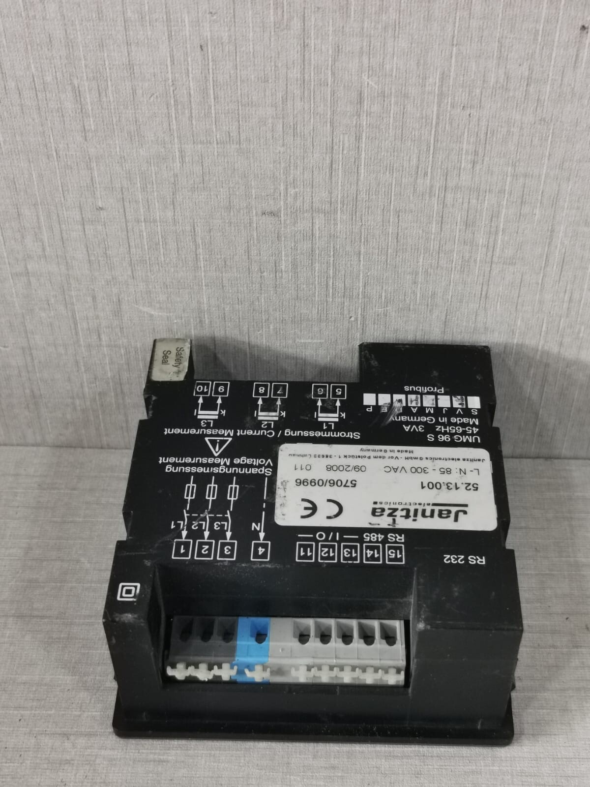 Janitza UMG 96S Janitza Electronic UMG 96S, 52.13.001 8