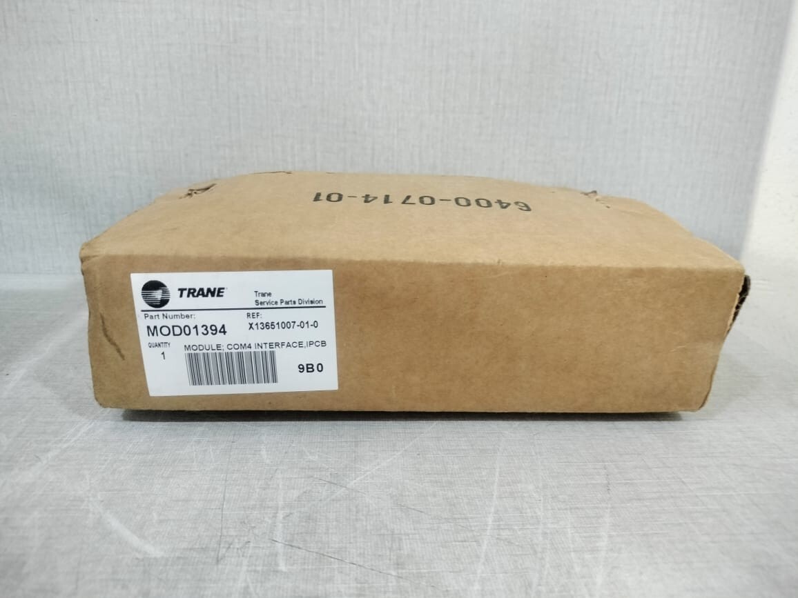 Trane MOD01394 TRANE MOD01394 MODULE COM4 INTERFACE REF:X13651007-01-0 REV A E09B43209 10