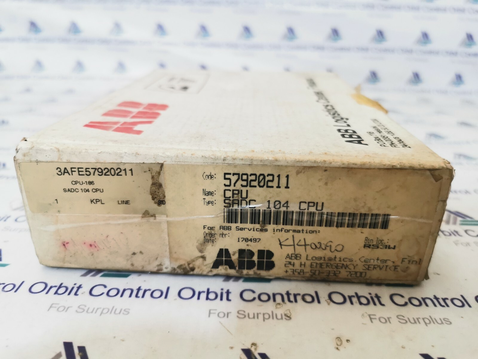 ABB SADC104CPU CODE :57920211