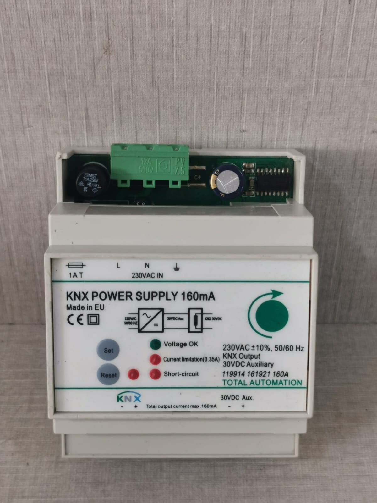 KNX POWER SUPPLY 160 mA TOTAL AUTOMATION