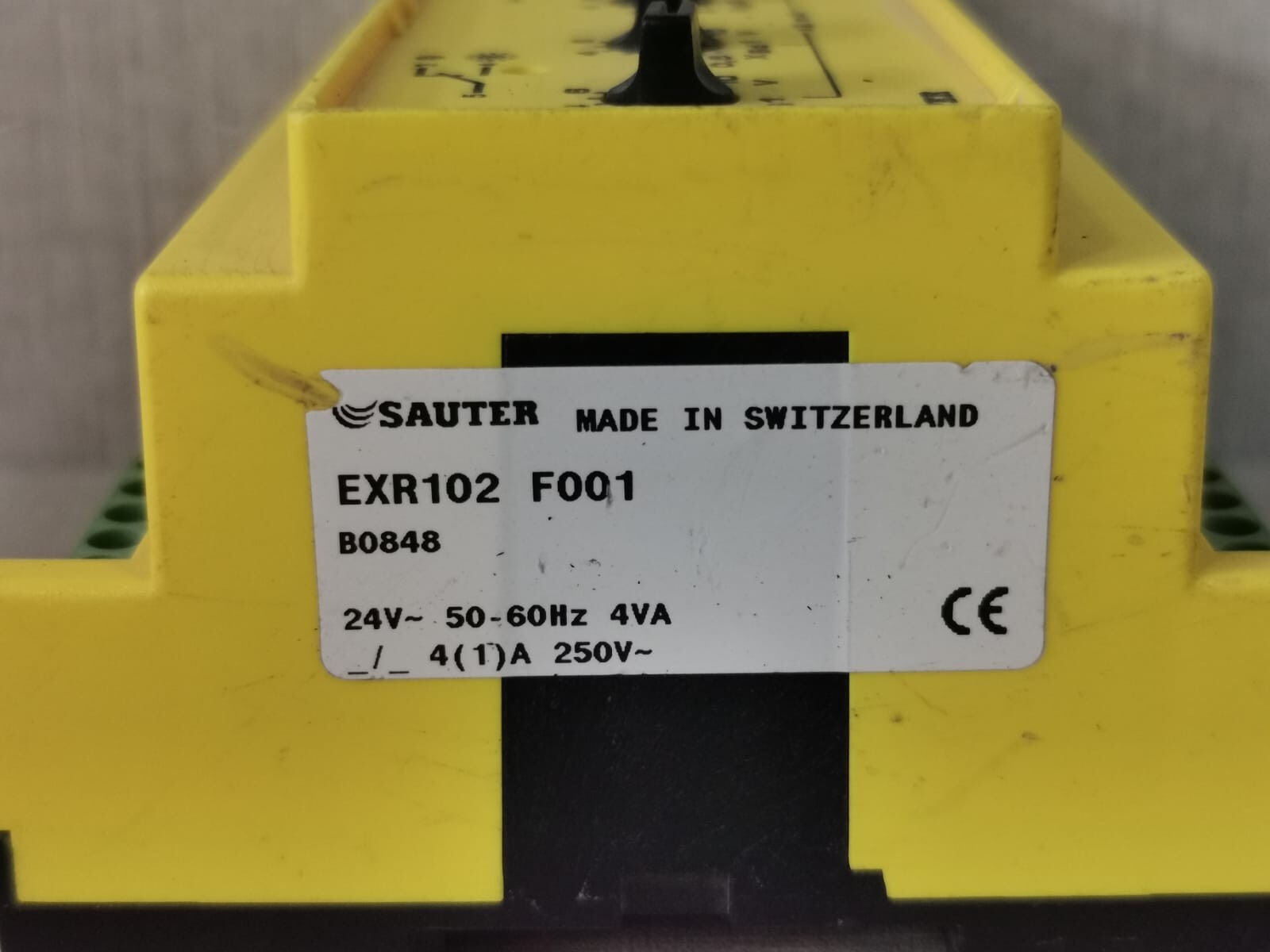 SAUTER EXR102 F001 SAUTER EXR102 F001 B0848 3