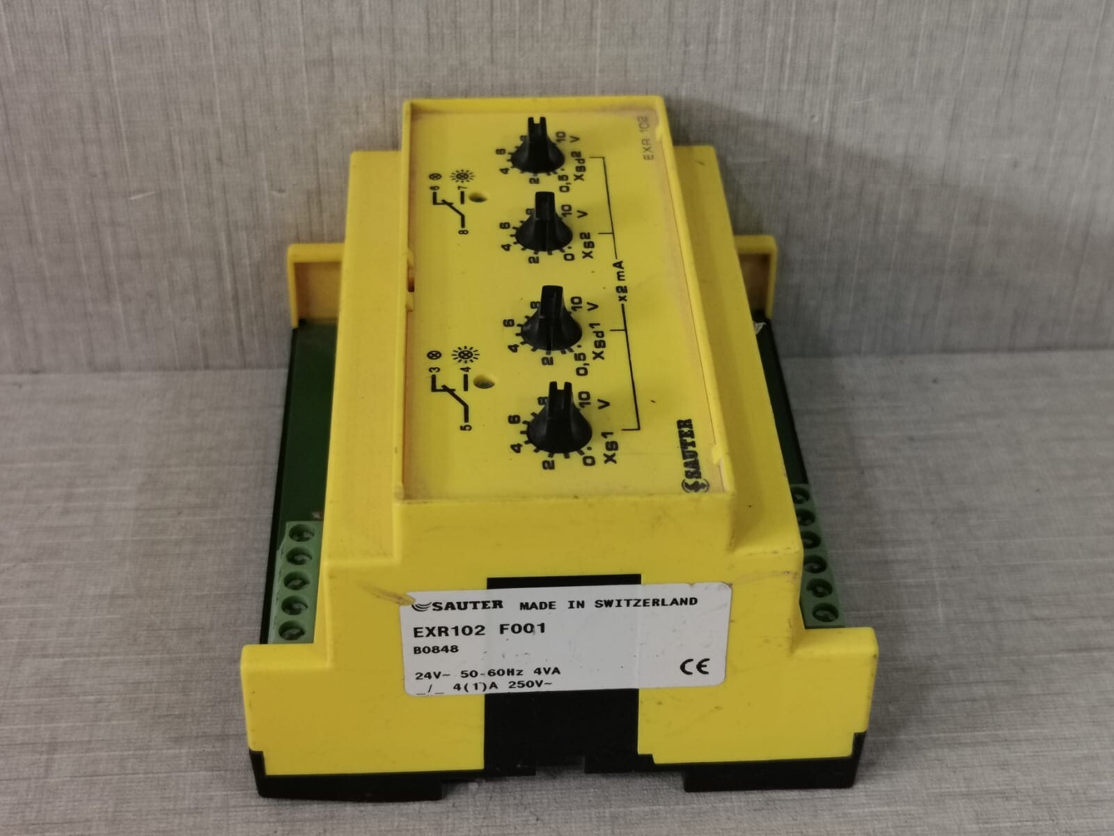 SAUTER EXR102 F001 SAUTER EXR102 F001 B0848 4