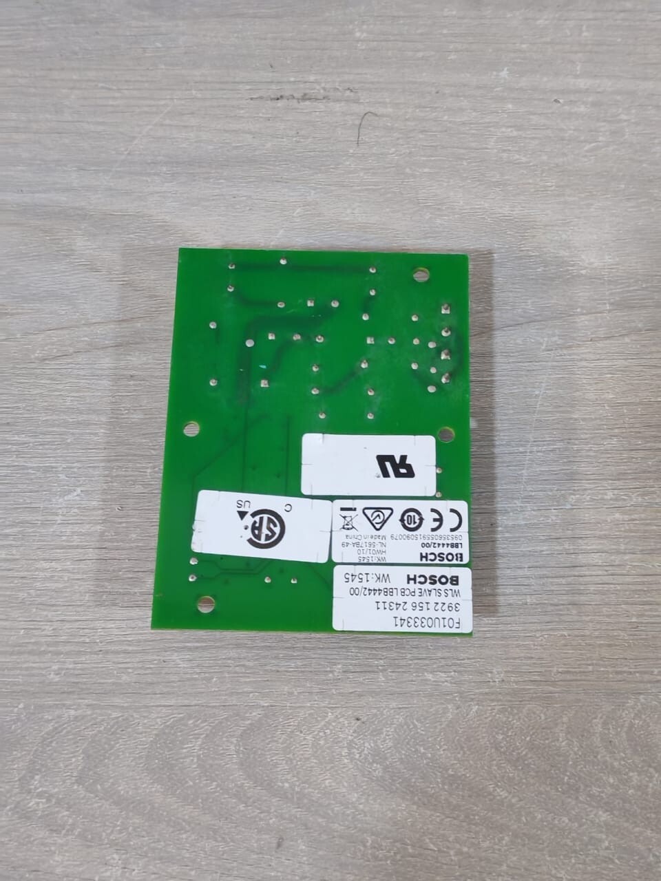 Bosch F01U033341 BOSCH F01U033341 WLS SLAVE PCB TYPE LBB 4442/00 6