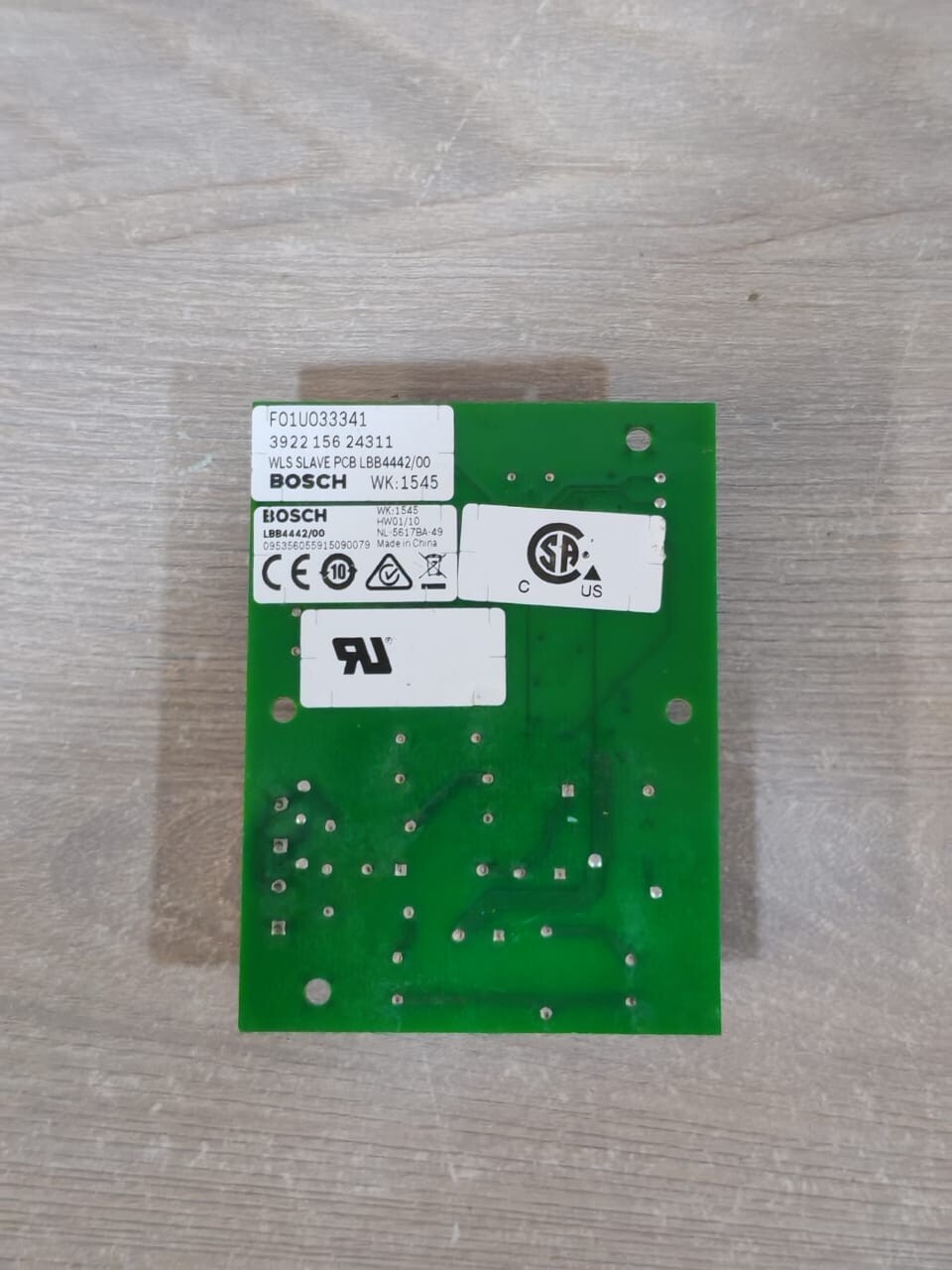 Bosch F01U033341 BOSCH F01U033341 WLS SLAVE PCB TYPE LBB 4442/00 7