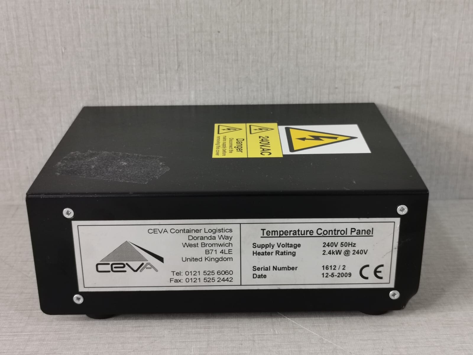 CEVA ATR142 CEVA TEMPERATURE CONTROL PANEL ATR142 PIXSYS 5