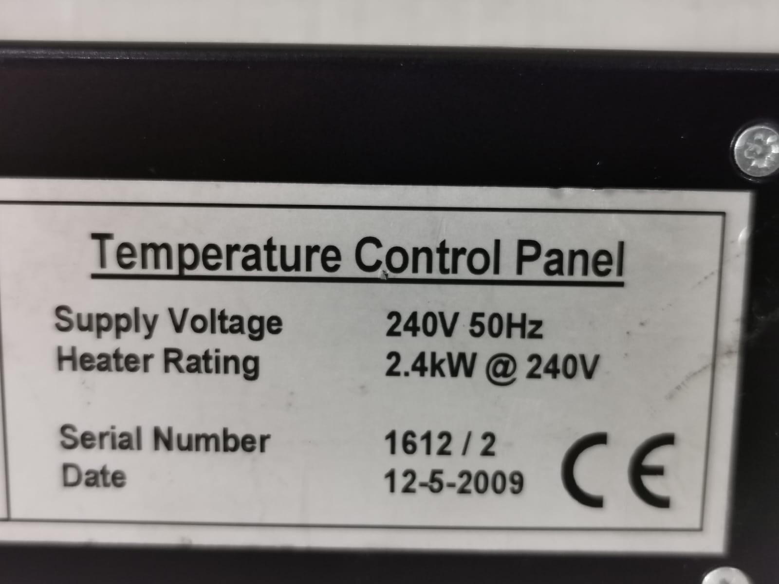 CEVA ATR142 CEVA TEMPERATURE CONTROL PANEL ATR142 PIXSYS 6