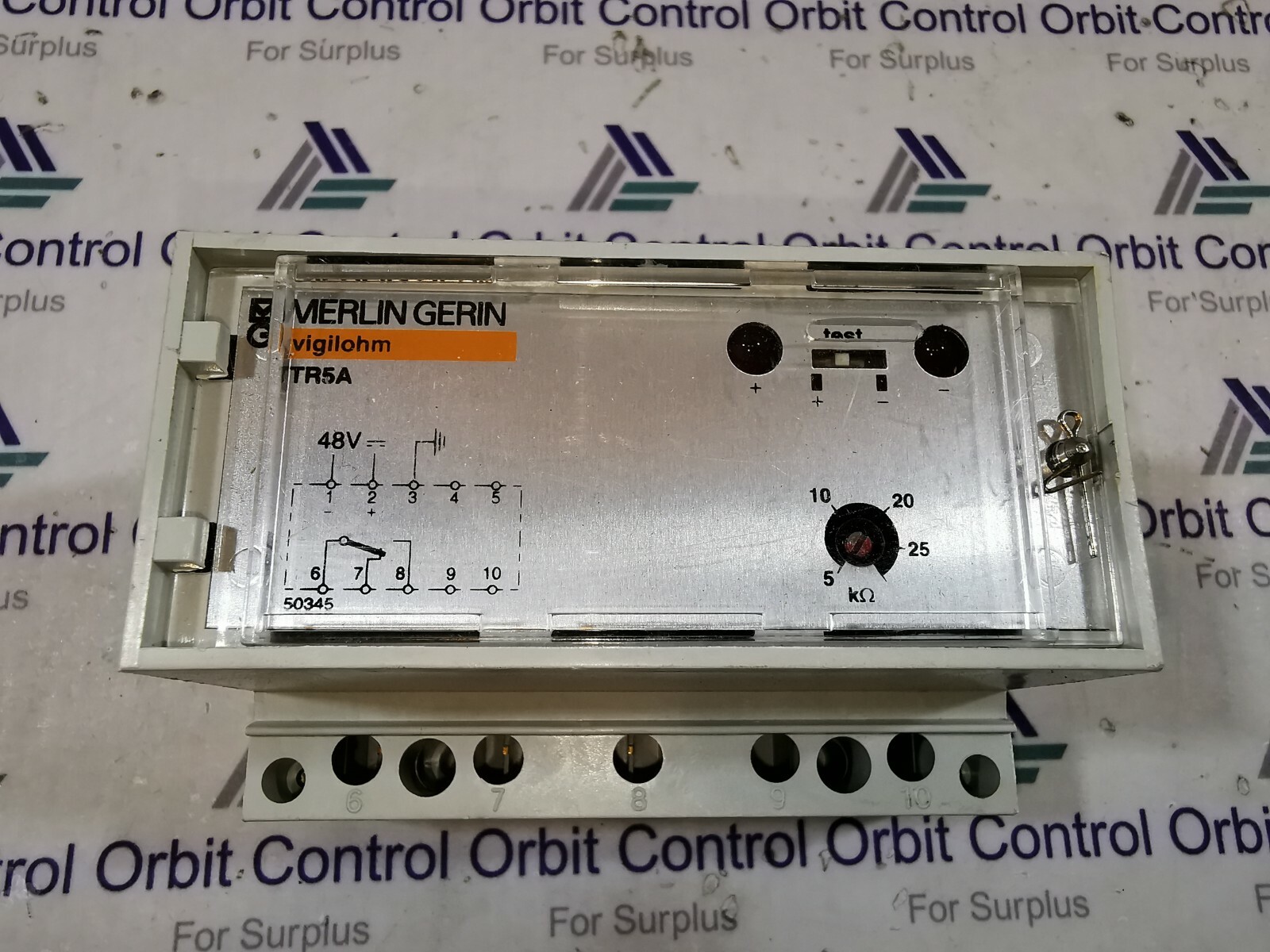 Vigilohm TR5A 48V Permanent insulation monitoring device Merlin Gerin