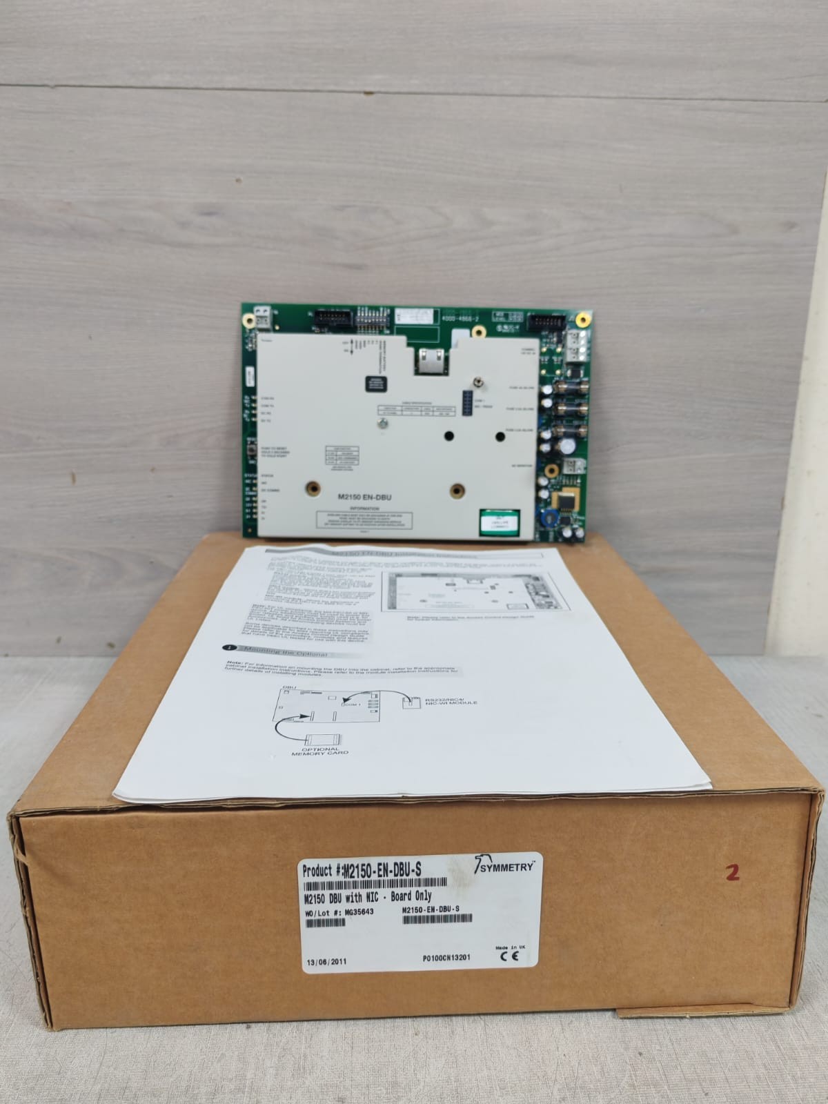 SYMMETRY M2150-EN-DBU-S SYMMETRY M2150-EN-DBU-S DATA BASE UNIT 2