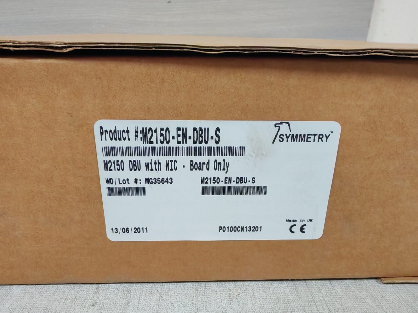 SYMMETRY M2150-EN-DBU-S SYMMETRY M2150-EN-DBU-S DATA BASE UNIT 6