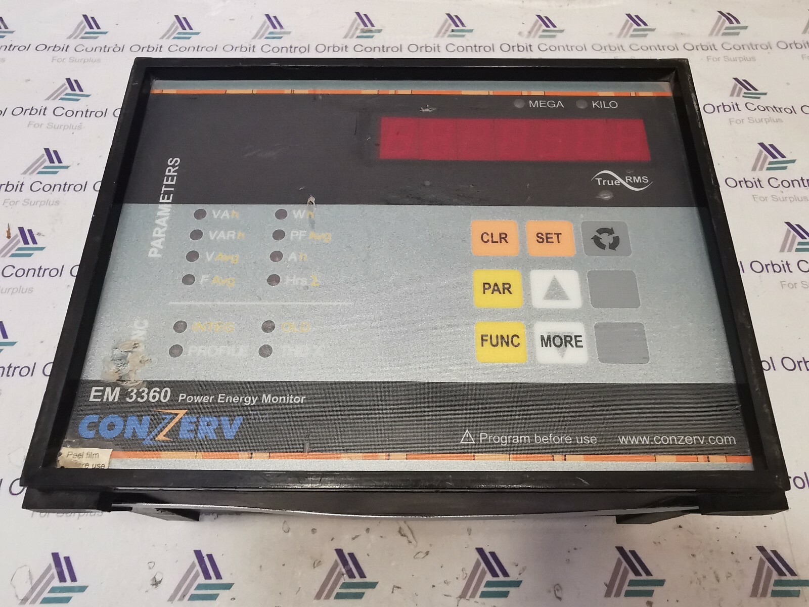 CONZERV EM3360 EM 3360 CONZERV POWER & ENERGY MONITOR 2