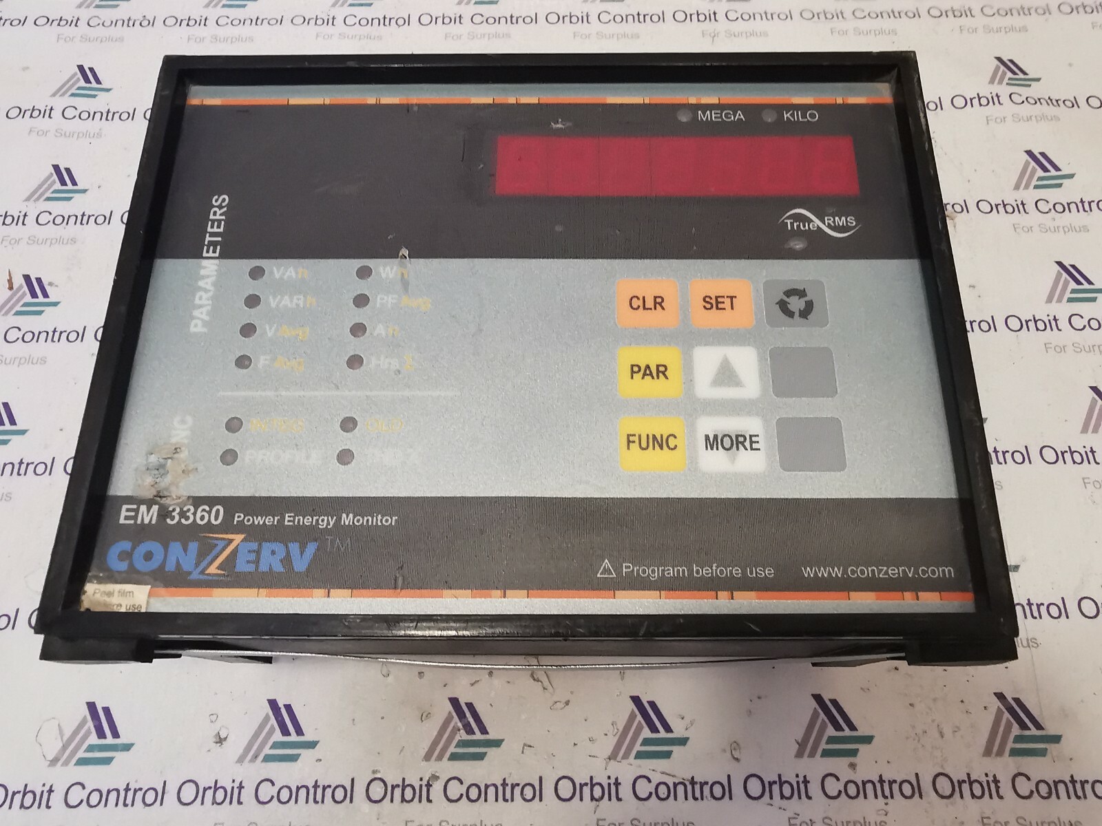 EM 3360 CONZERV POWER & ENERGY MONITOR
