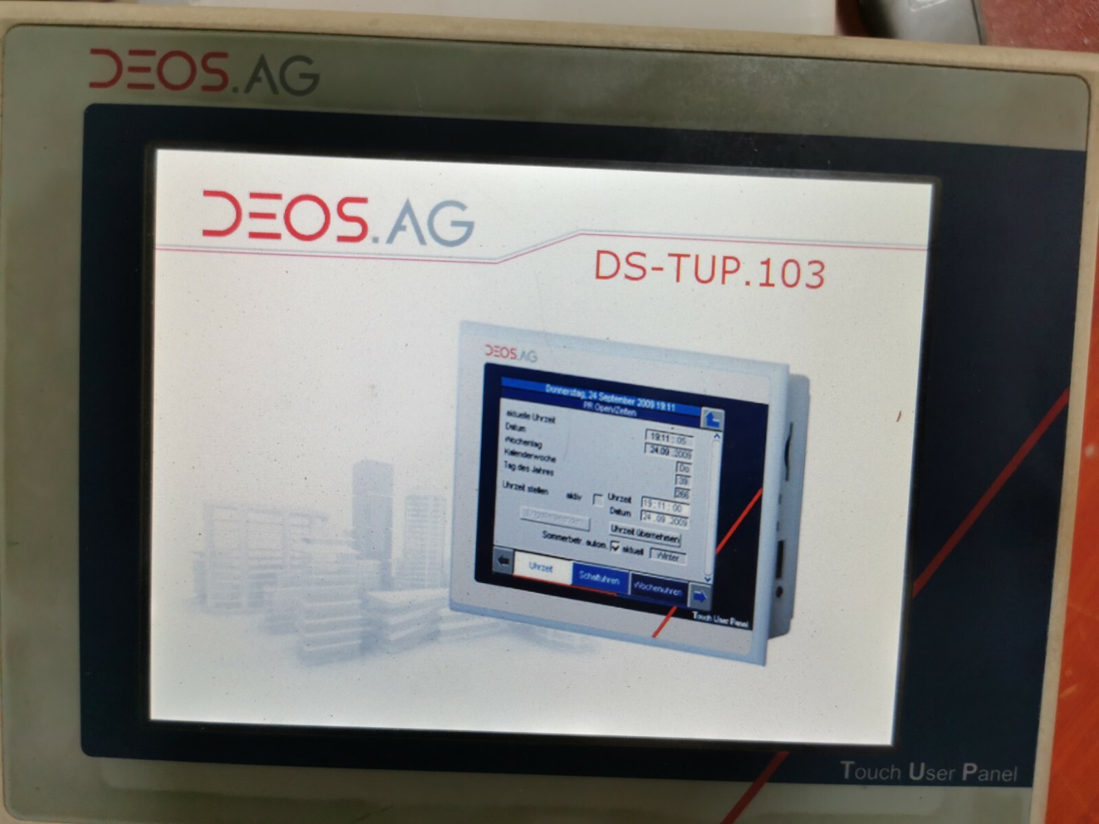 DEOS AG-360106 DEOS.AG 360106 Touch User Panel DS-TUP.103 7