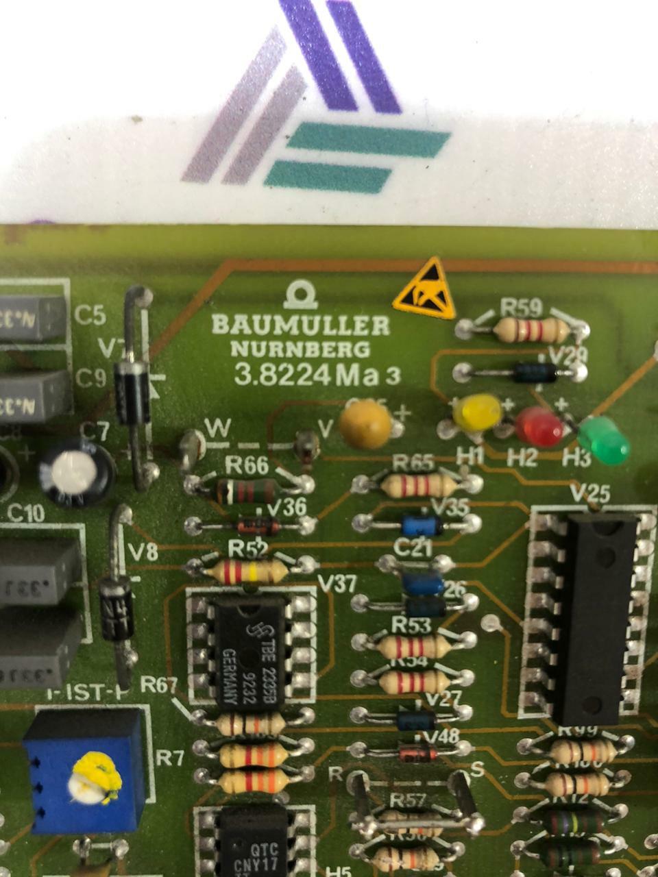 Baumuller 3.8224MA3 3.8224MA3 CONTROL BOARD BAUMÜLLER 3