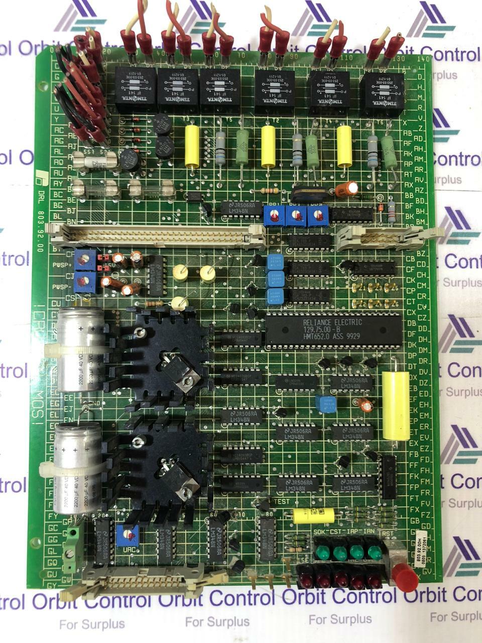 ABB BOARD-803 803.92.00H ABB DRL PRINTED CIRCUIT BOARD 8