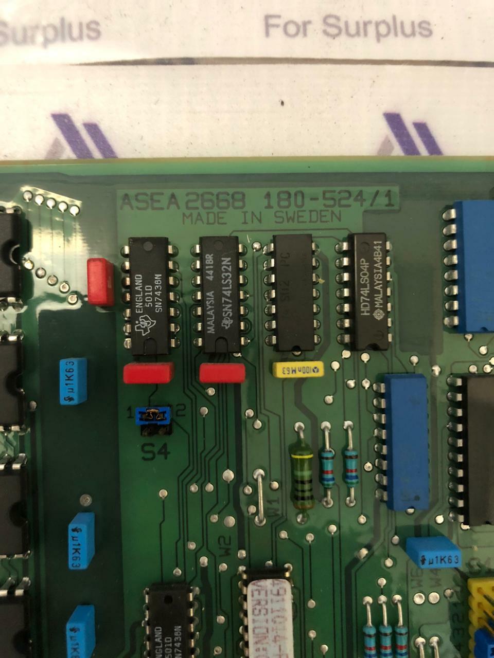 ABB ASEA-2668-180 ASEA 2668 180-524/1 ABB DSMB 133 MEMORY MODULE 2
