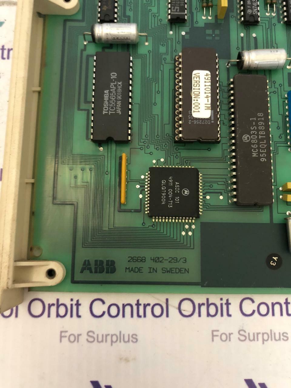 ABB ABB-2668-402 ABB 2668 402-29/3 Communication Unit DSCA 125A 7
