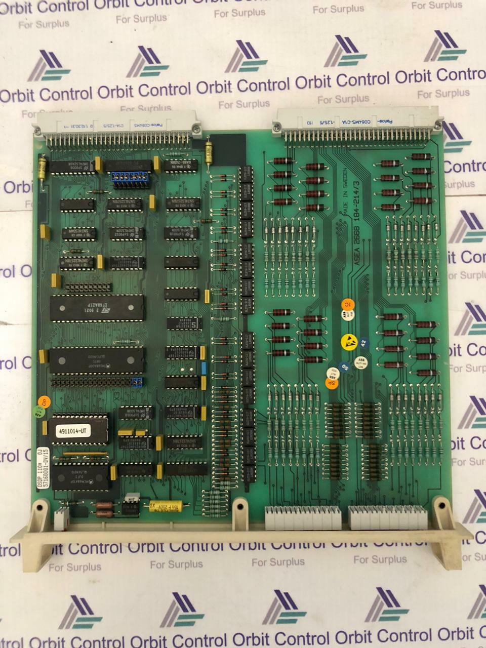 ABB ASEA-2668-184 ABB DSDP 110 MODULE 57160001-DV/15 ASEA 2668 184-214/3 7