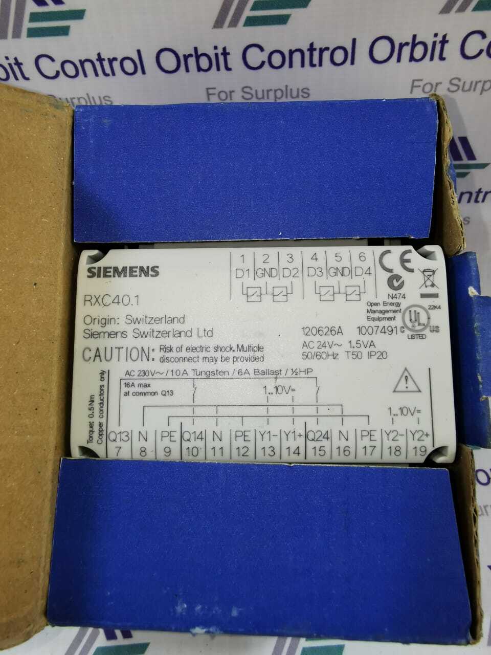 Siemens RXC40.1 SIEMENS RXC40.1 EXTENSION MODULE 2