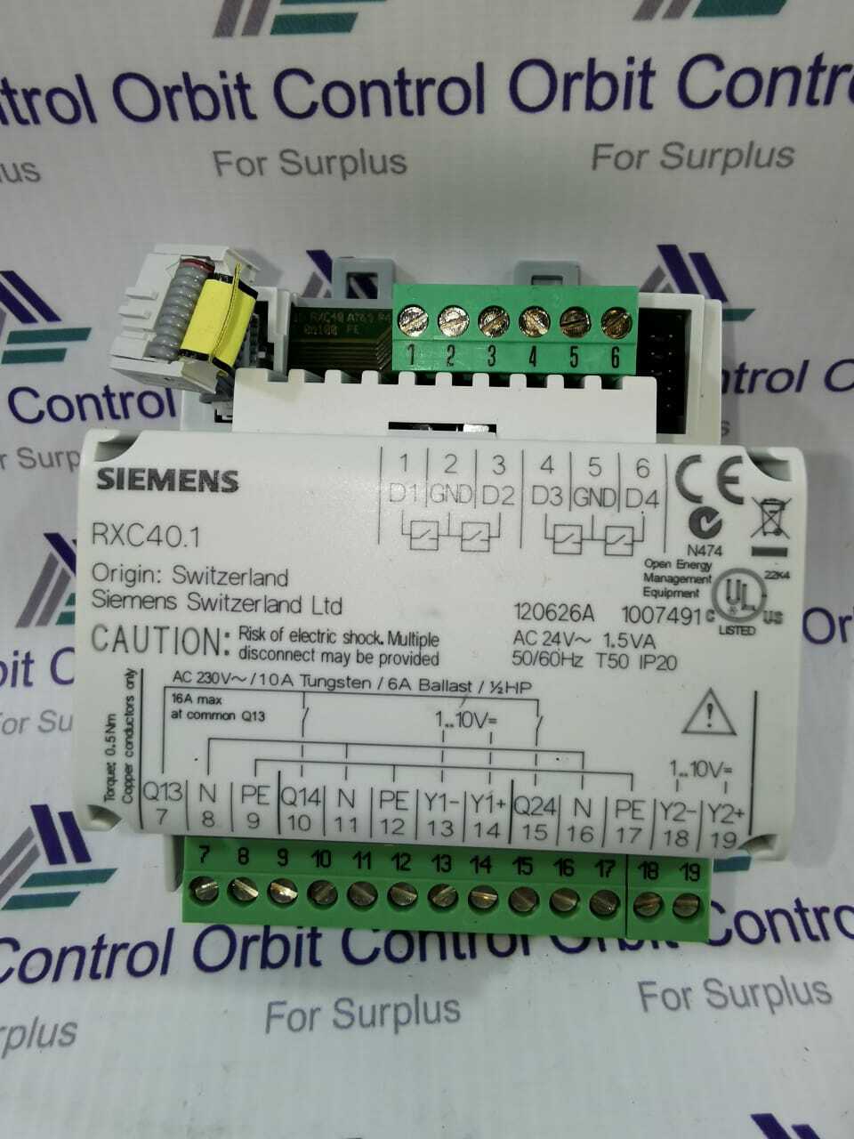 Siemens RXC40.1 SIEMENS RXC40.1 EXTENSION MODULE 3