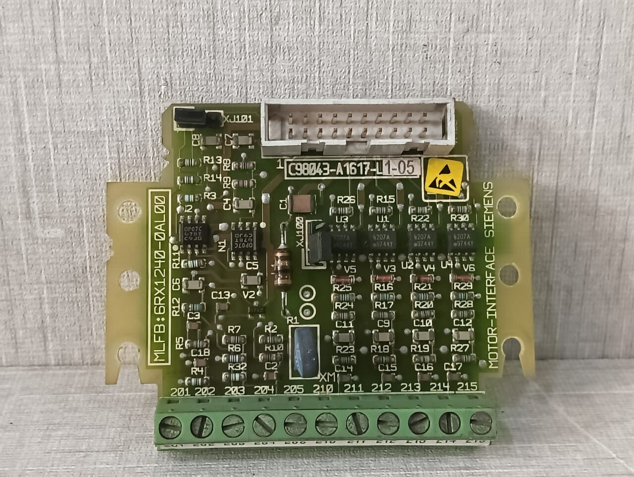 SIEMENS 698043-A1617-L1-05/ 6RX1240-0AL00 MOTOR INTERFACE