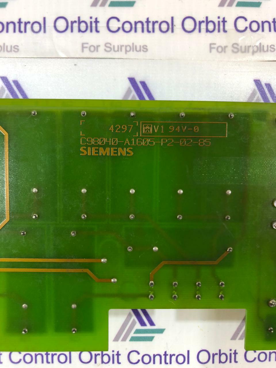 Siemens C98043-A1605-L SIEMENS C98043-A1605-L Drive 4