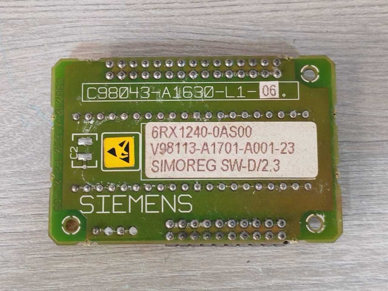 Siemens C98043-A1630-L1-06 6RX1240-0AS00 SIEMENS C98043-A1630-L1-06 2