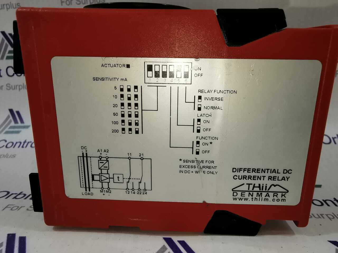 CTE DDCA 1834 DA5C DIFFERENTIAL DC CURRENT RELAY DDCA 1834 DA5C 3