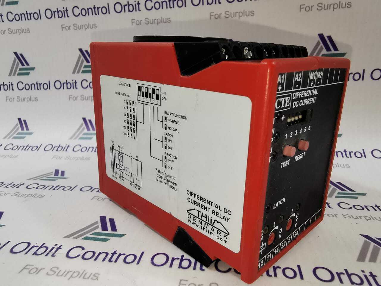 CTE DDCA 1834 DA5C DIFFERENTIAL DC CURRENT RELAY DDCA 1834 DA5C 5