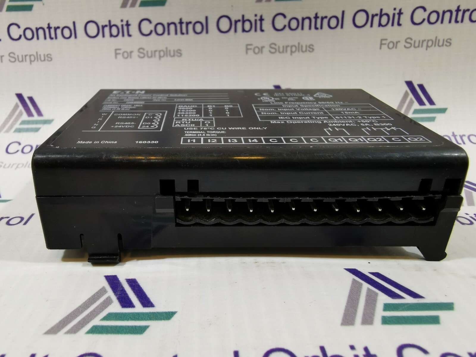 Eaton C441N C441N EATON INTELLIGENT POWER CONTROL SOLUTION 120VAC 5