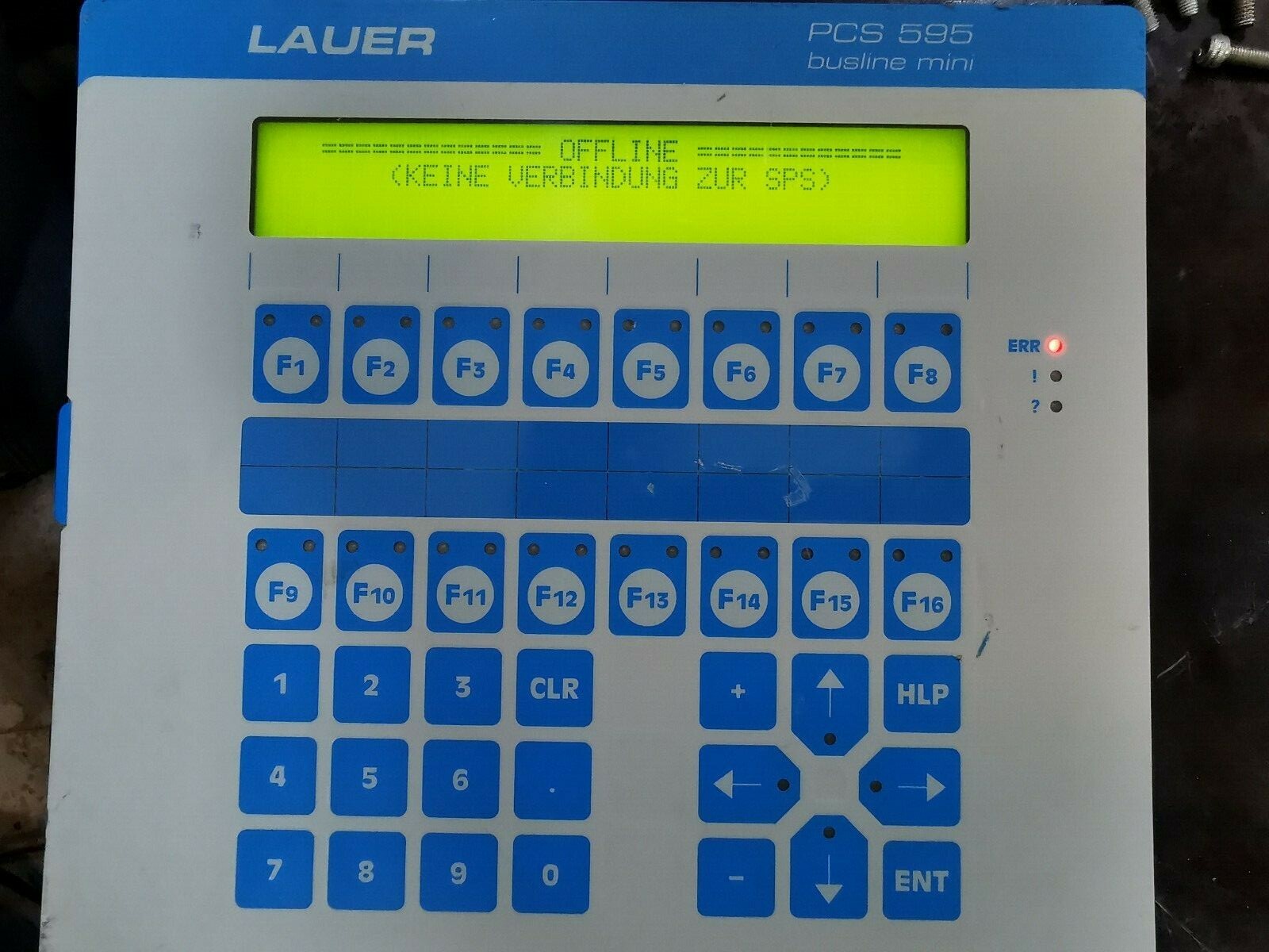 LAUER PCS 595p LAUER PROFIBUS DP PCS 595p OPERATOR PANEL PCS595p 6