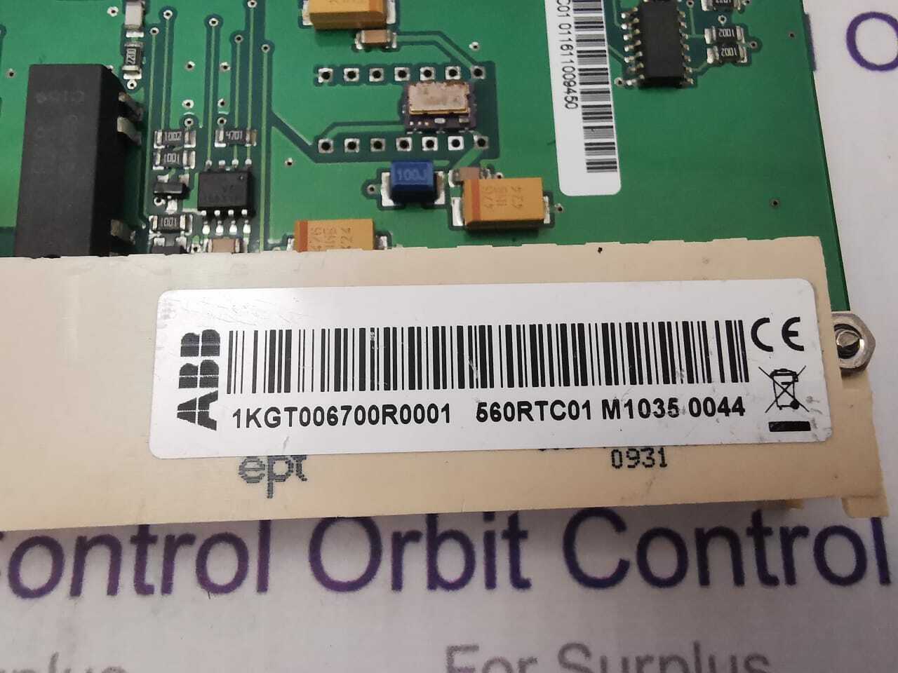 ABB 1KGT006700R0001 560RTC01 ABB 1KGT006700R0001 4