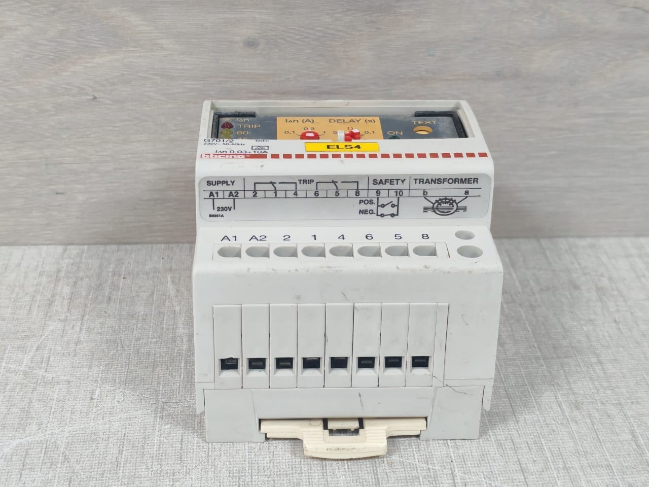 BTICINO G701/2 Bticino G701/2 Earth Leakage Relays 230V-50-60Hz 4