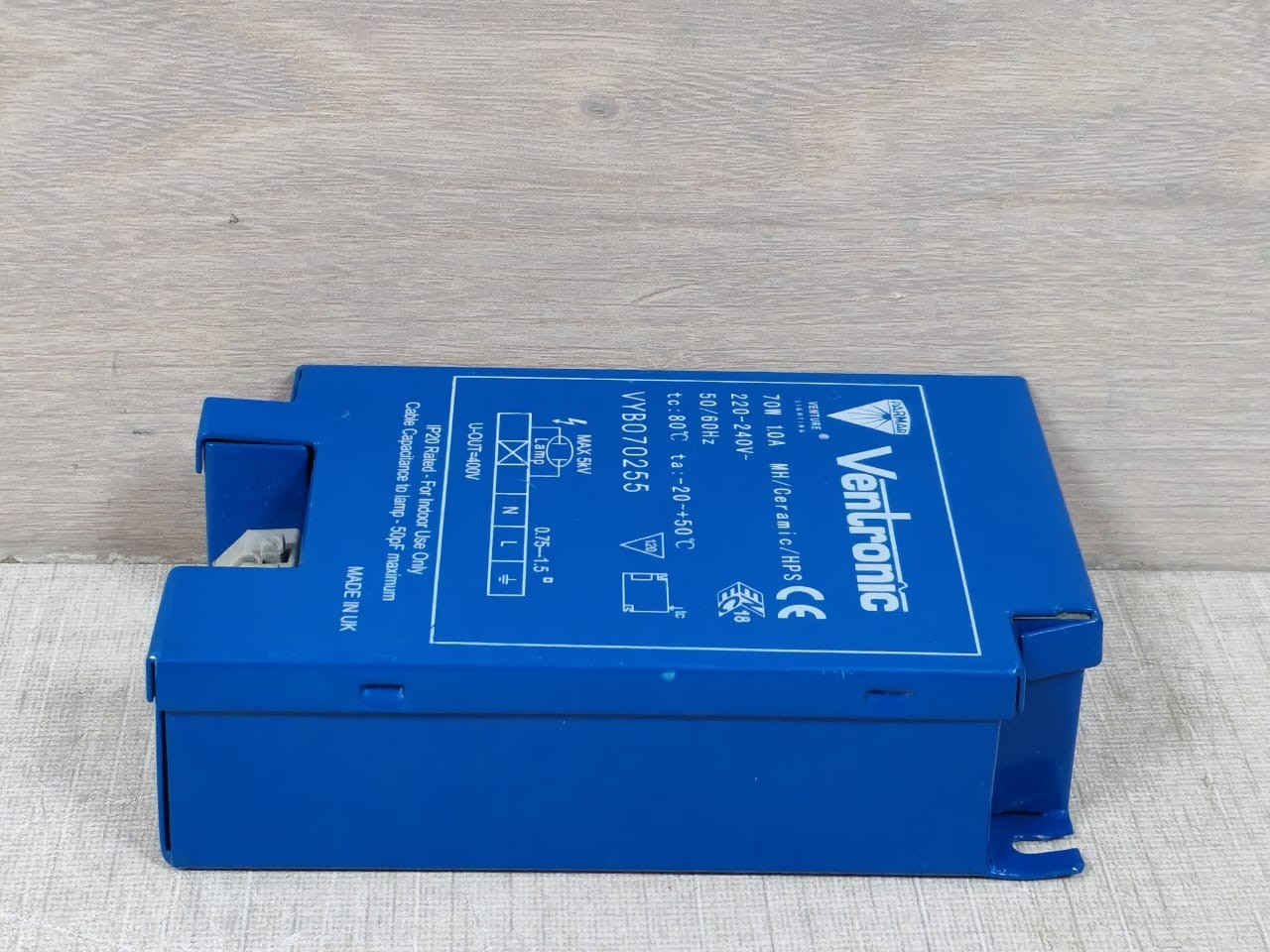 Venture VYBO70255 Venture Ventronic VYBO70255 70W 1.0A MH/CERAMIC / HPS 5