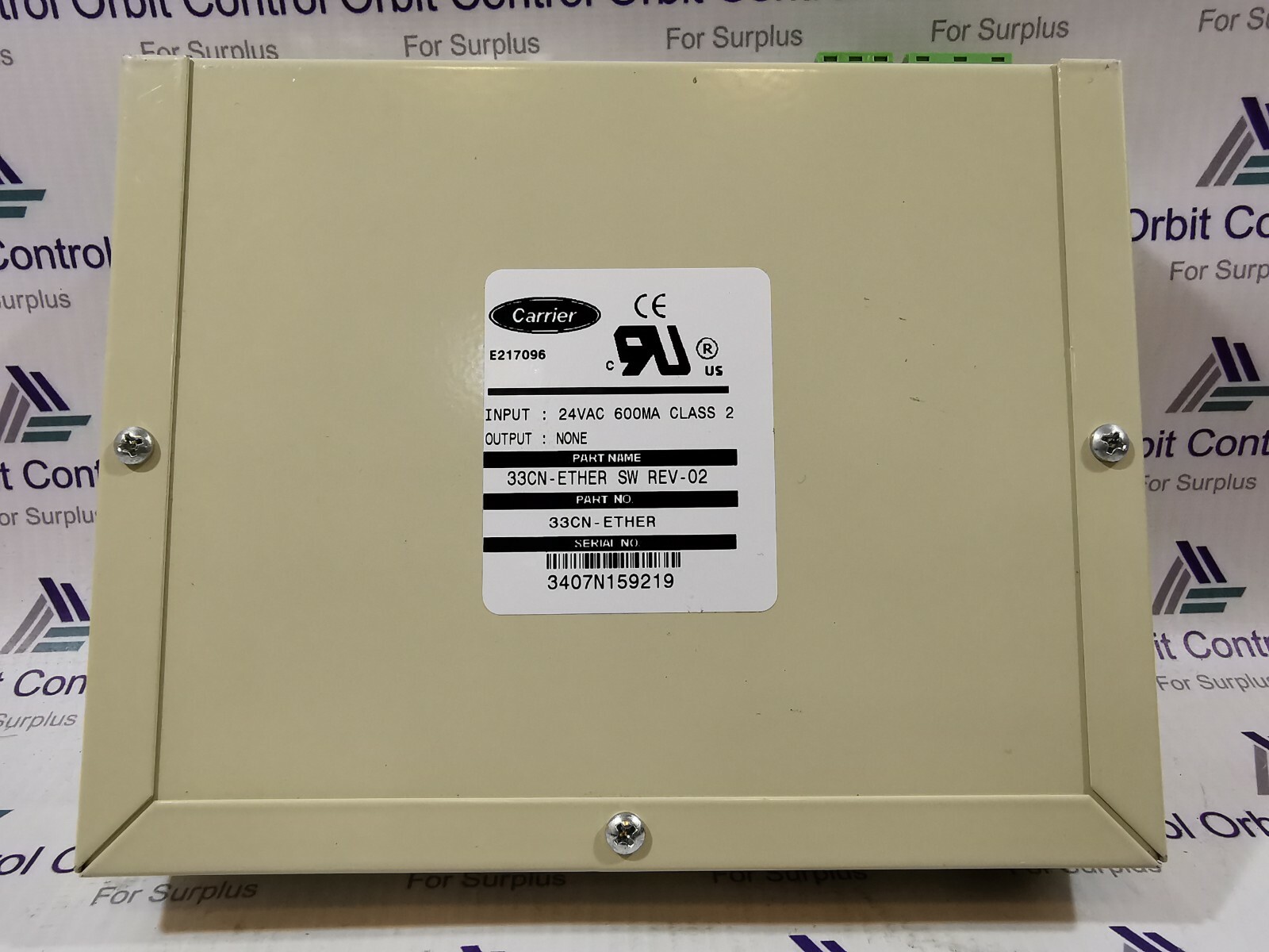 Carrier 33CNETHER Carrier 33CNETHER CCN Ethernet Converter 33CN-ETHER 6
