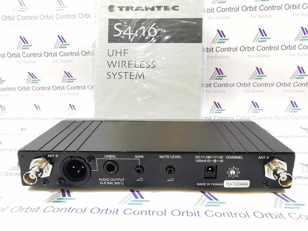 TOA S4.16-UHF TOA Trantec S4.16 UHF Handheld Wireless System 7