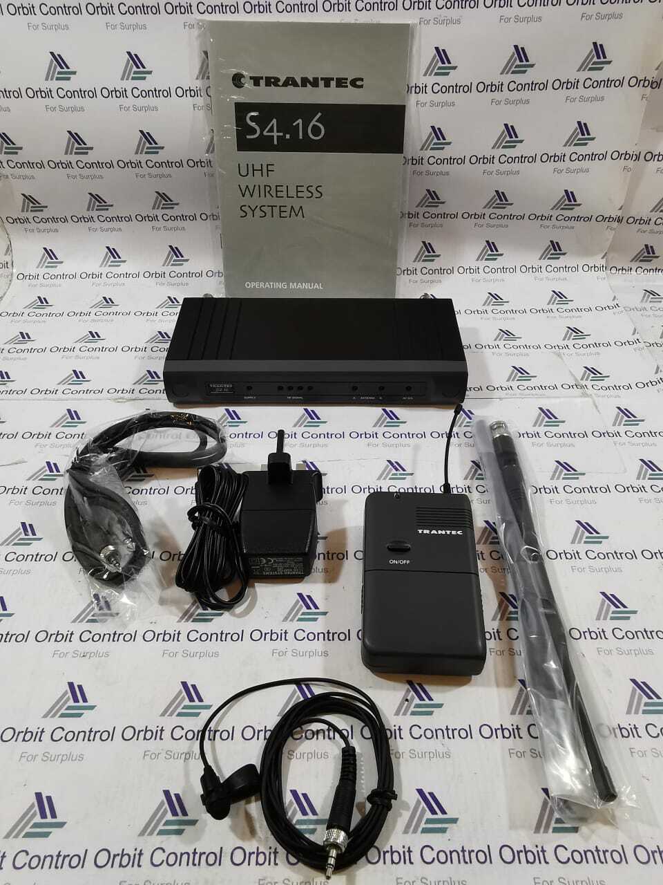 TOA Trantec S4.16 UHF Handheld Wireless System