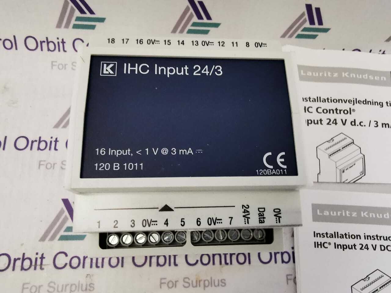 LK INPUT-24 LK IHC INPUT 24/3 INPUT MODUL M.16 INDG. V2 / 120B1011 6