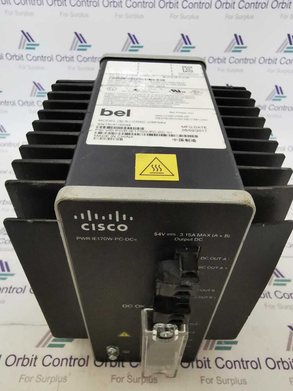 Cisco DC-01 Cisco PWR-IE170W-PC-DC 01 Power Supply CRXC-C6P54V 3