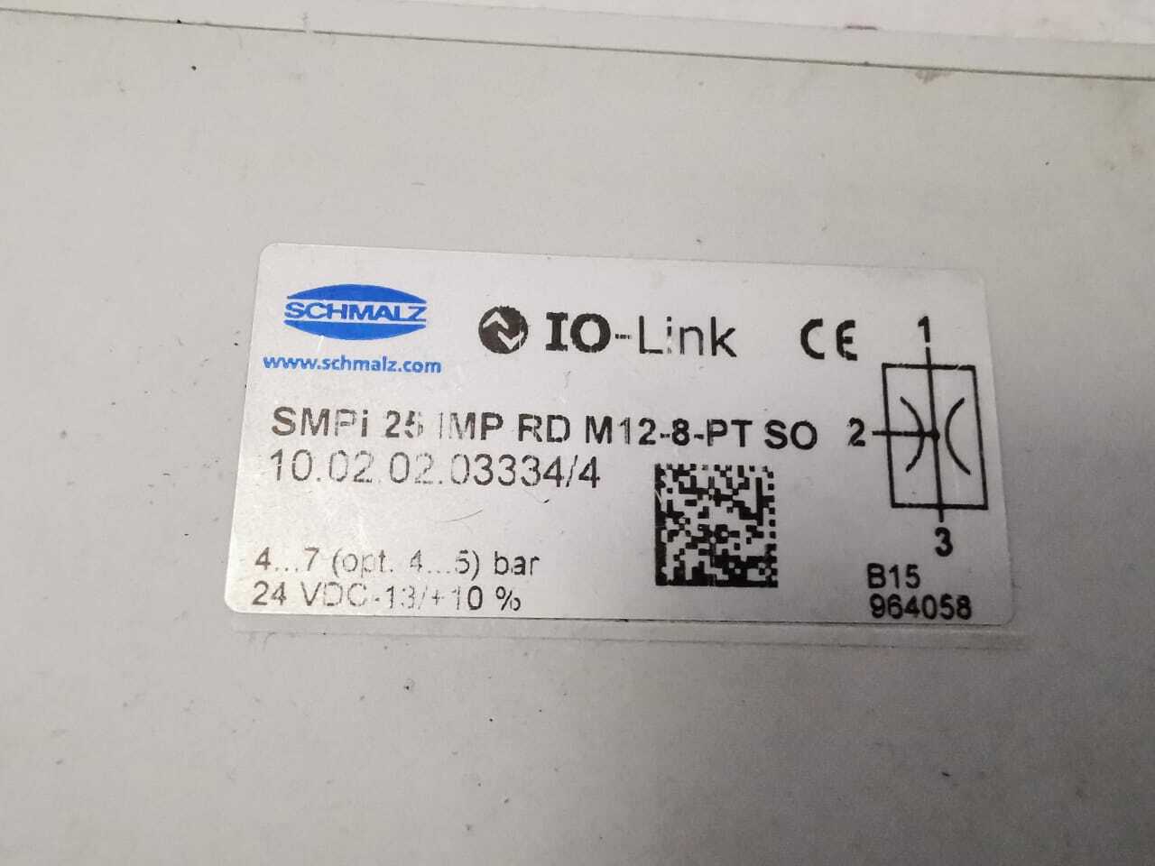 SCHMALZ SMPI-25 SCHMALZ IO LINK SMPi 25 IMP RD M12-8-PT SO 2