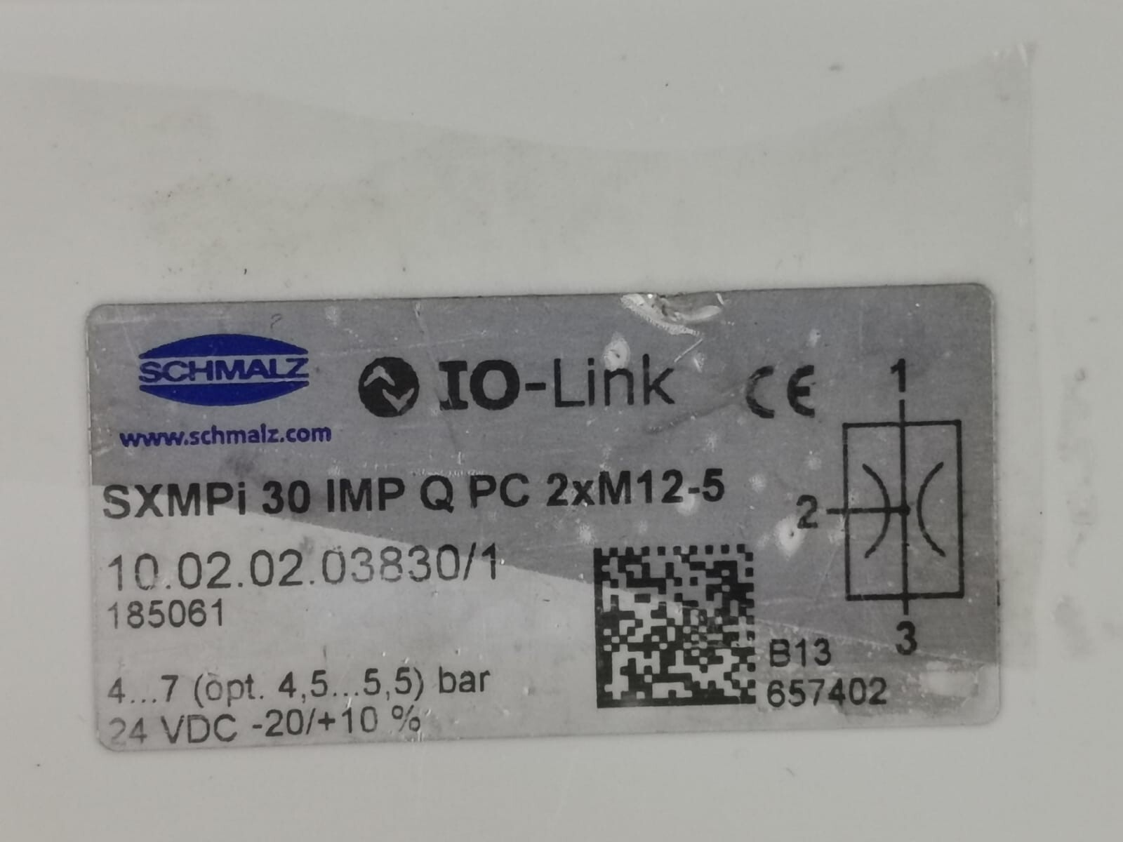 SCHMALZ SXMPI-30 SCHMALZ IO LINK SXMPi 30 IMP Q PC 2xM12-5 2