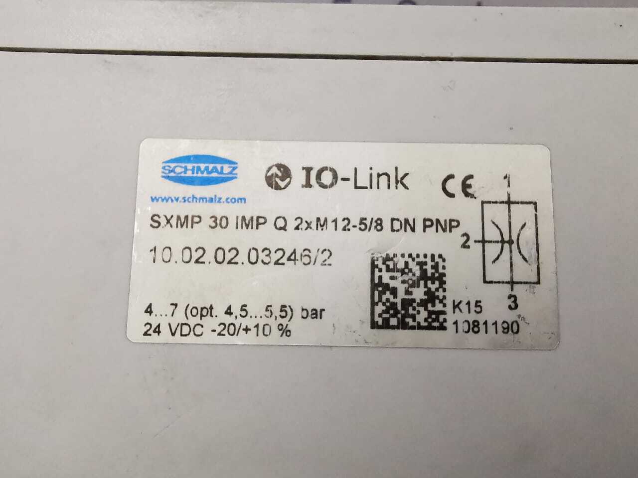 Schmalz SXMP-30 SCHMALZ IO LINK SXMP 30 IMP Q 2xM 12-5/8 DN PNP 3