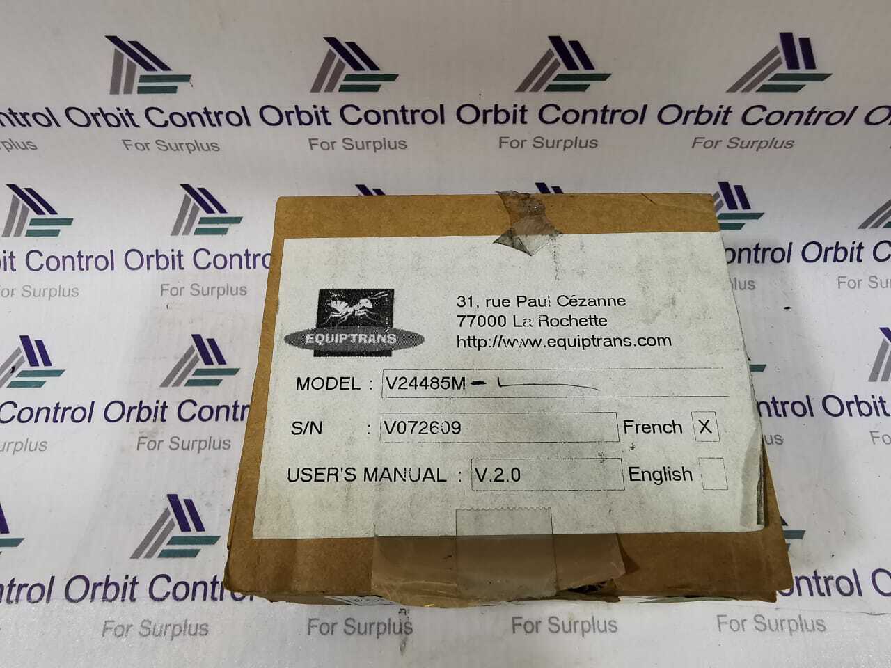 Carrier V24485M V24485M CARRIER EQUIP TRANS 6