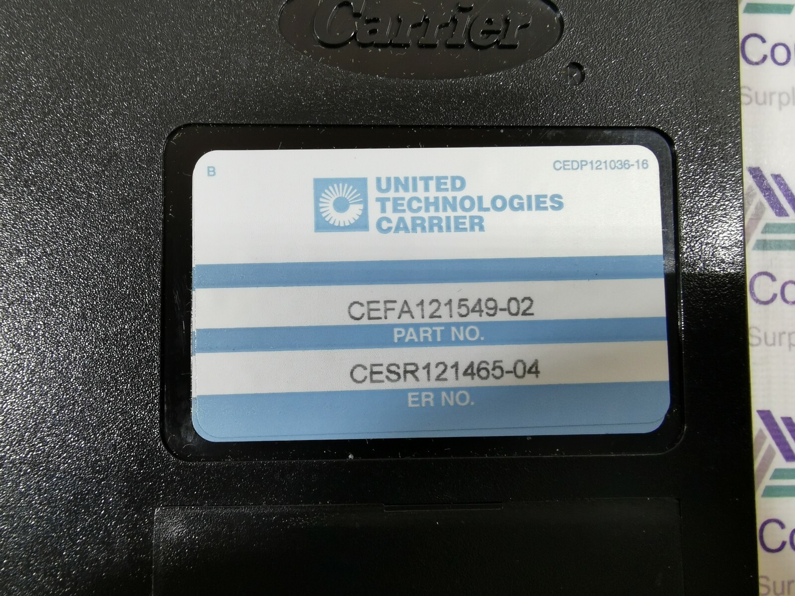Carrier CEFA121549-02 Carrier United Technologies 8088 Comm I/O CEFA121549-02 3
