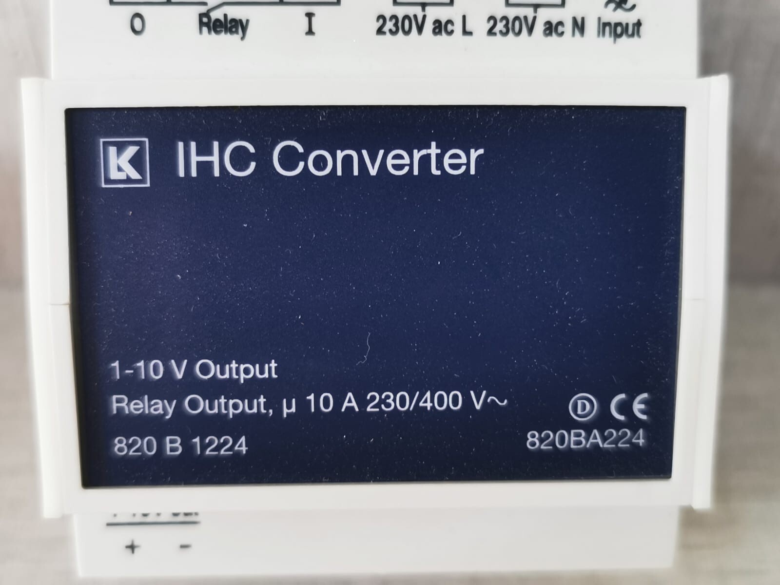 LK 820B1224/820BA224 LK IHC CONVERTER OUTPUT 1-10 V MODULE 820B1224/820BA224- WITHOUT ORIGINAL BOX 3