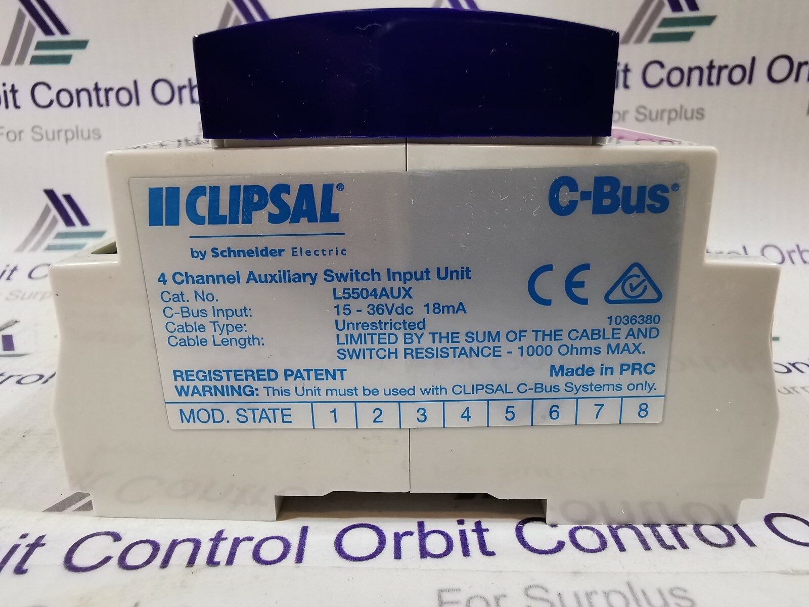 Clipsal L5504AUX CLIPSAL L5504AUX AUXILLARY INPUT 4 CHANNEL 7
