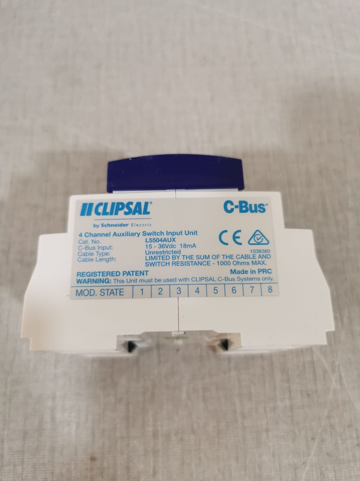 Clipsal L5504AUX CLIPSAL L5504AUX AUXILLARY INPUT 4 CHANNEL 8